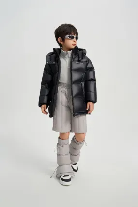 Kid's Hooded Puffer