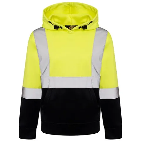 KIDS HOODY - HI VIS YELLOW