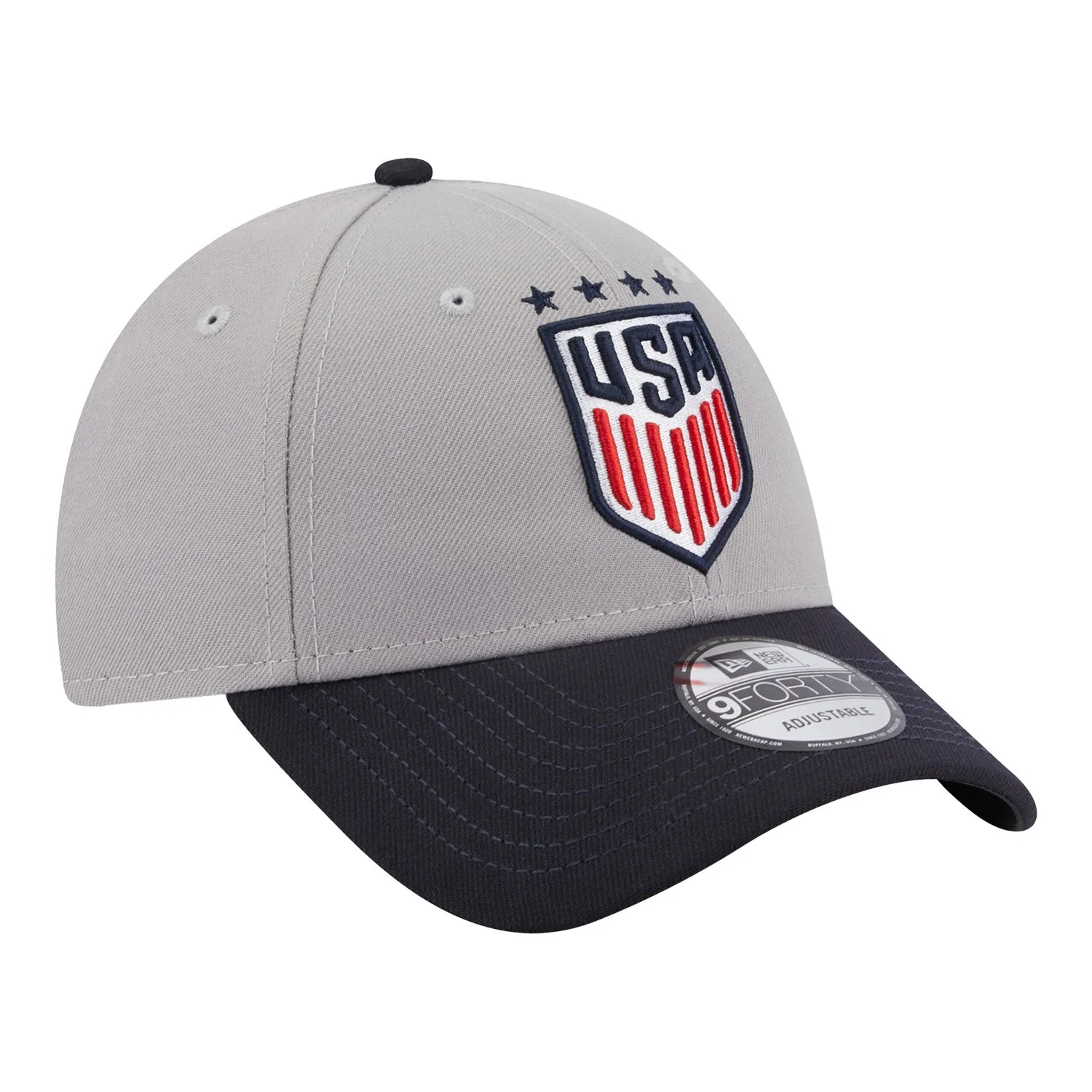 Kids New Era USWNT 9Forty League Grey Hat