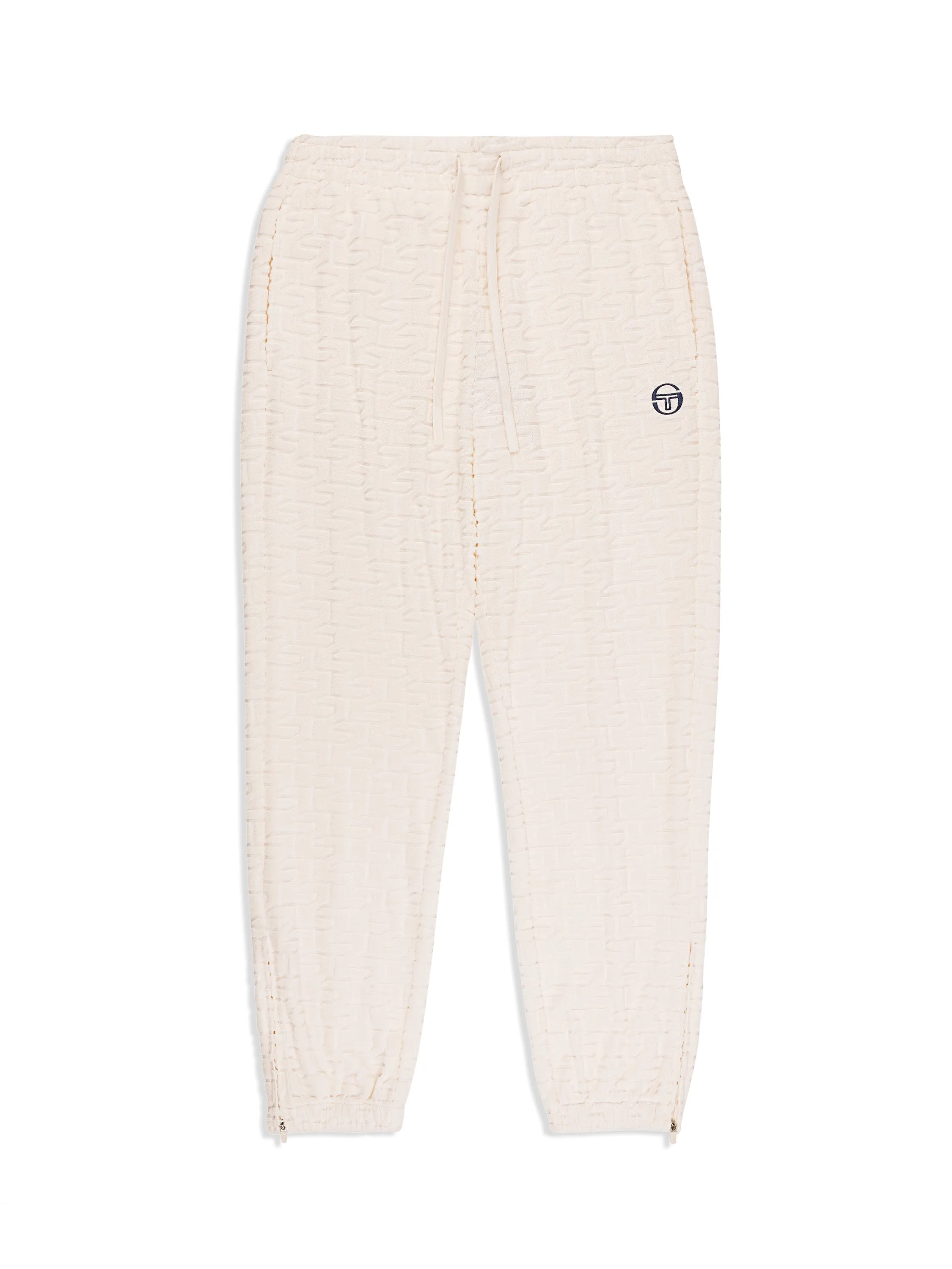 Livata Monogram Track Pant- Gardenia