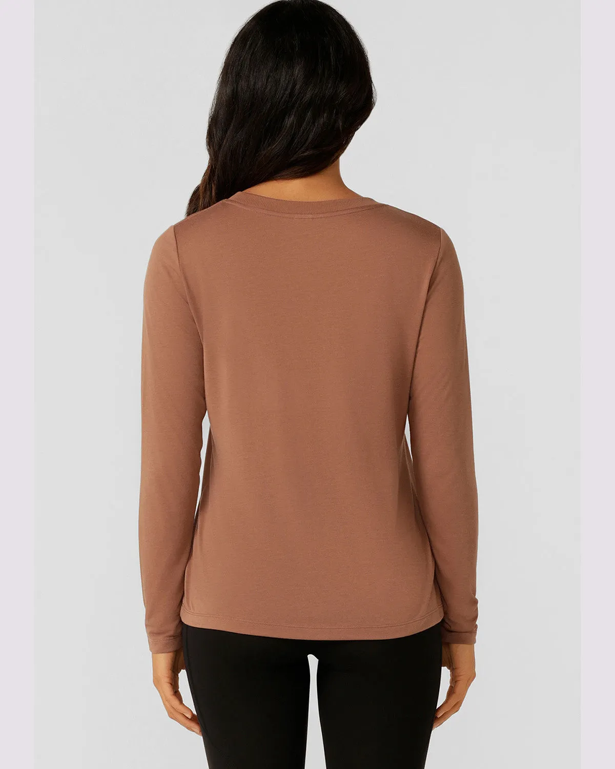 Lorna Jane Lotus Long Sleeve Top - Clove