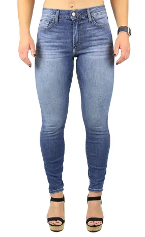 Mika High Rise Petite Skinny Medium Wash