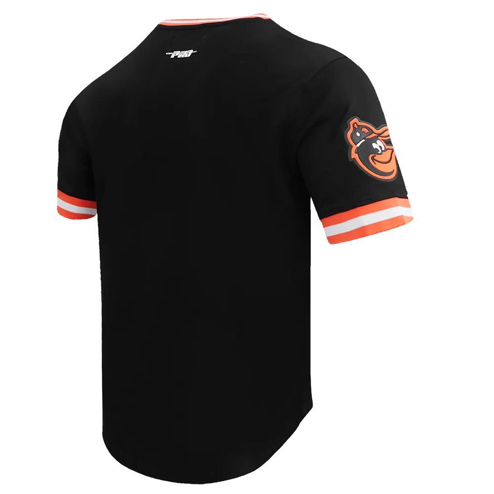 MLB BALTIMORE ORIOLES RETRO CLASSIC MEN'S TOP (BLACK/ORANGE)