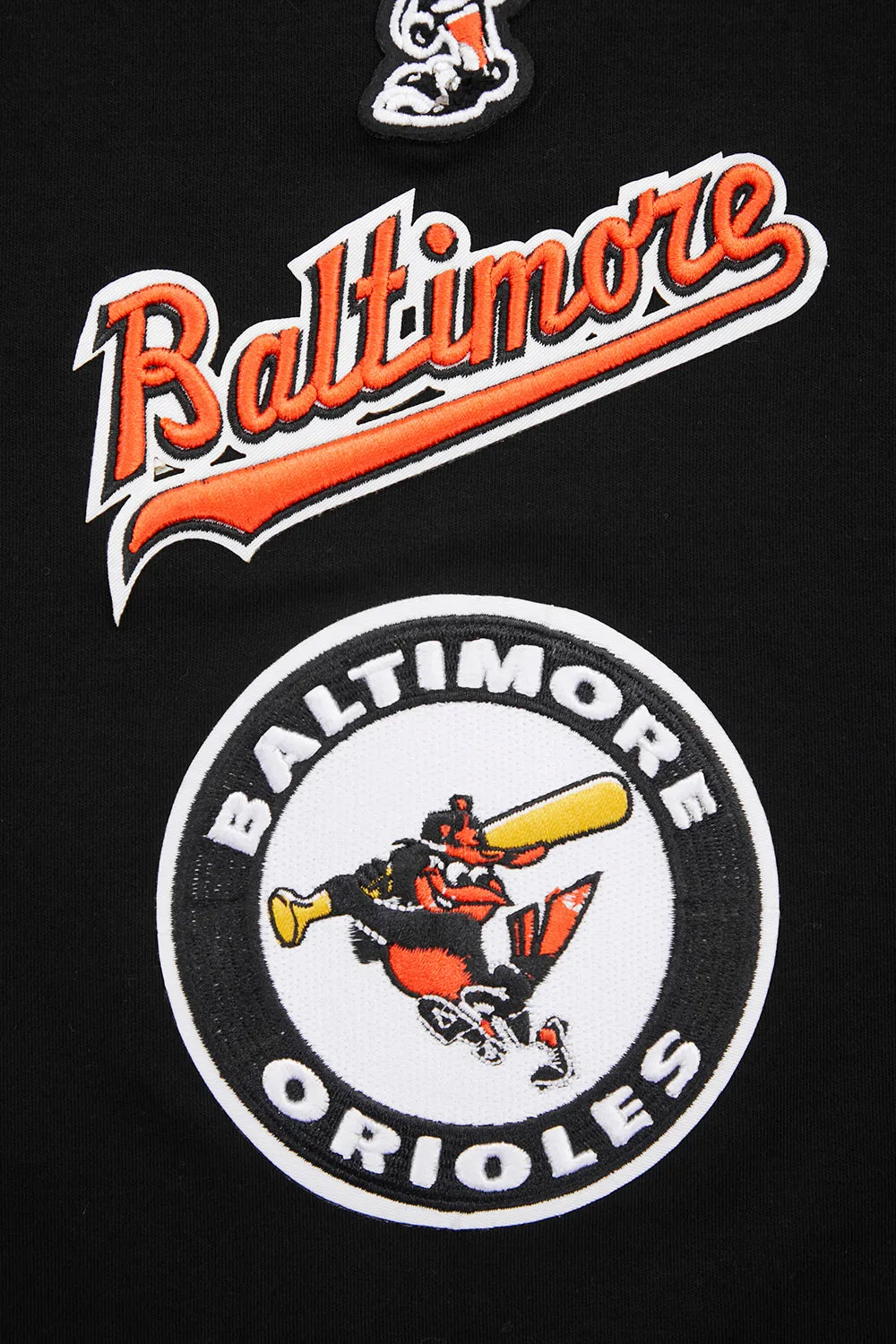 MLB BALTIMORE ORIOLES RETRO CLASSIC MEN'S TOP (BLACK/ORANGE)