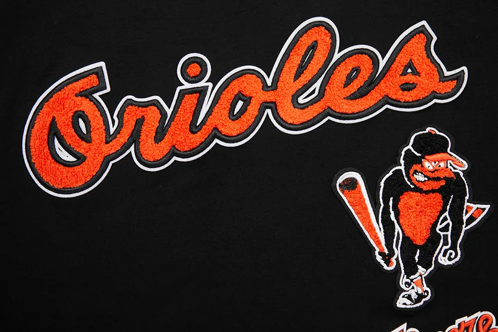 MLB BALTIMORE ORIOLES RETRO CLASSIC MEN'S TOP (BLACK/ORANGE)