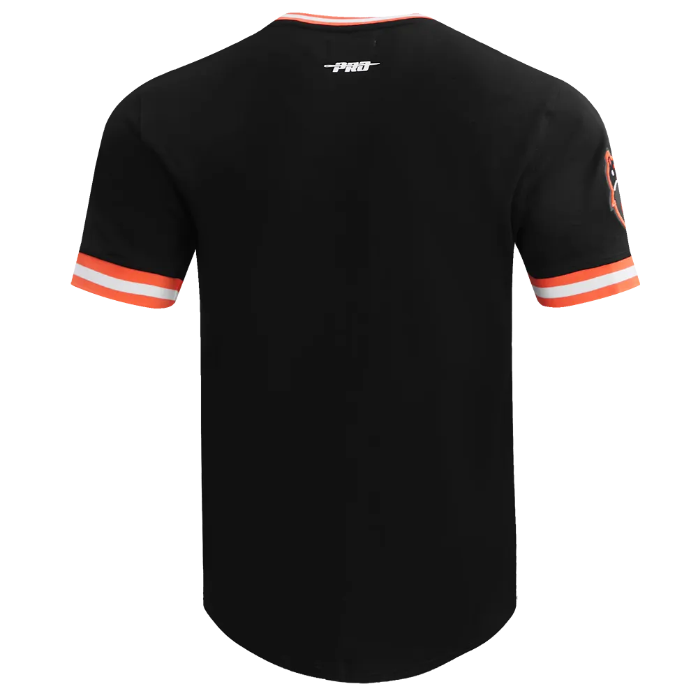 MLB BALTIMORE ORIOLES RETRO CLASSIC MEN'S TOP (BLACK/ORANGE)