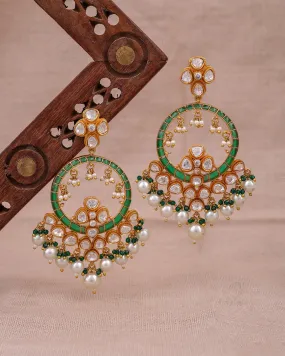 Nakshatra 22k Gold Plated Danglers