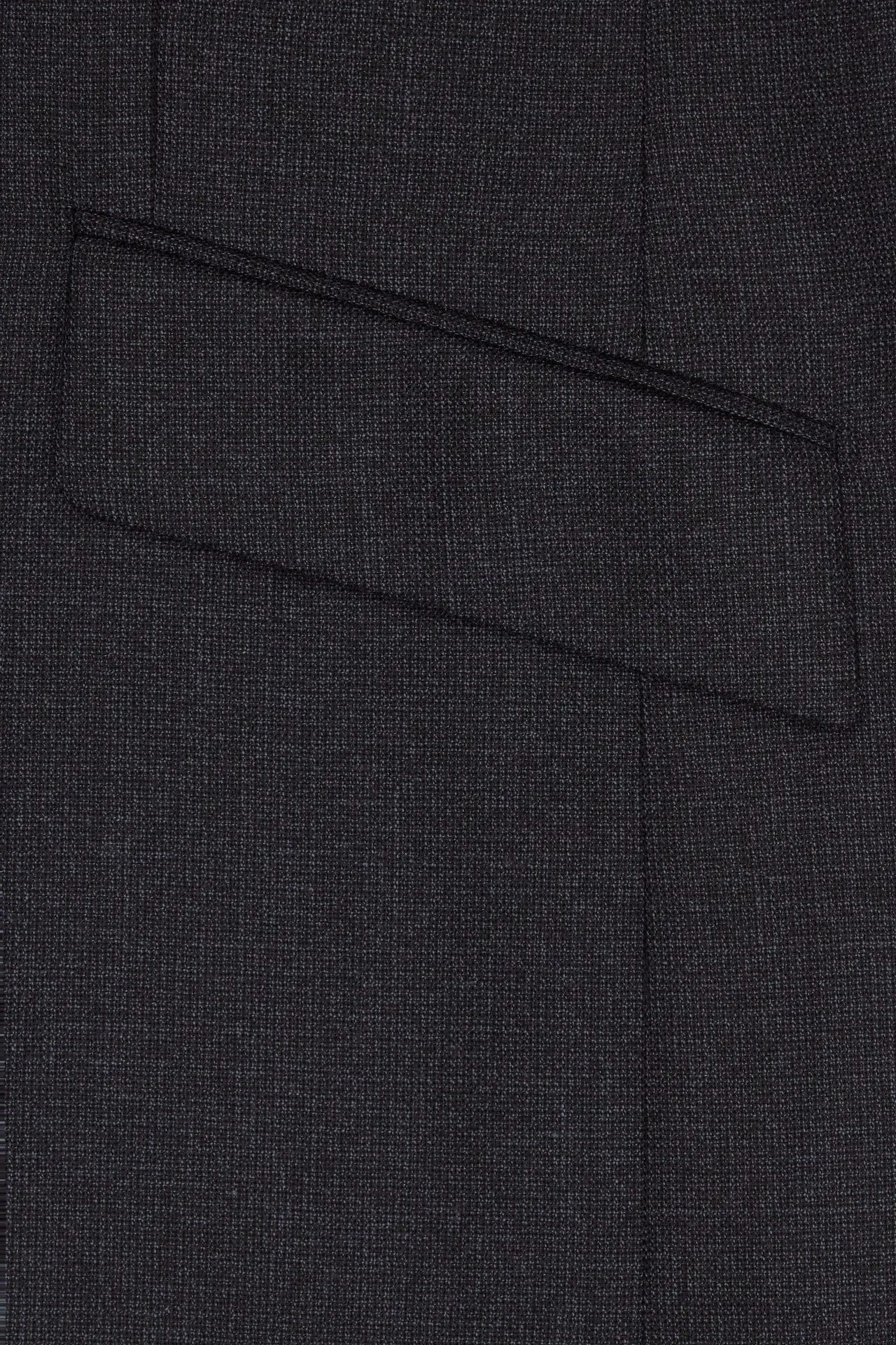 Navy Semi Plain Single Breasted Suit