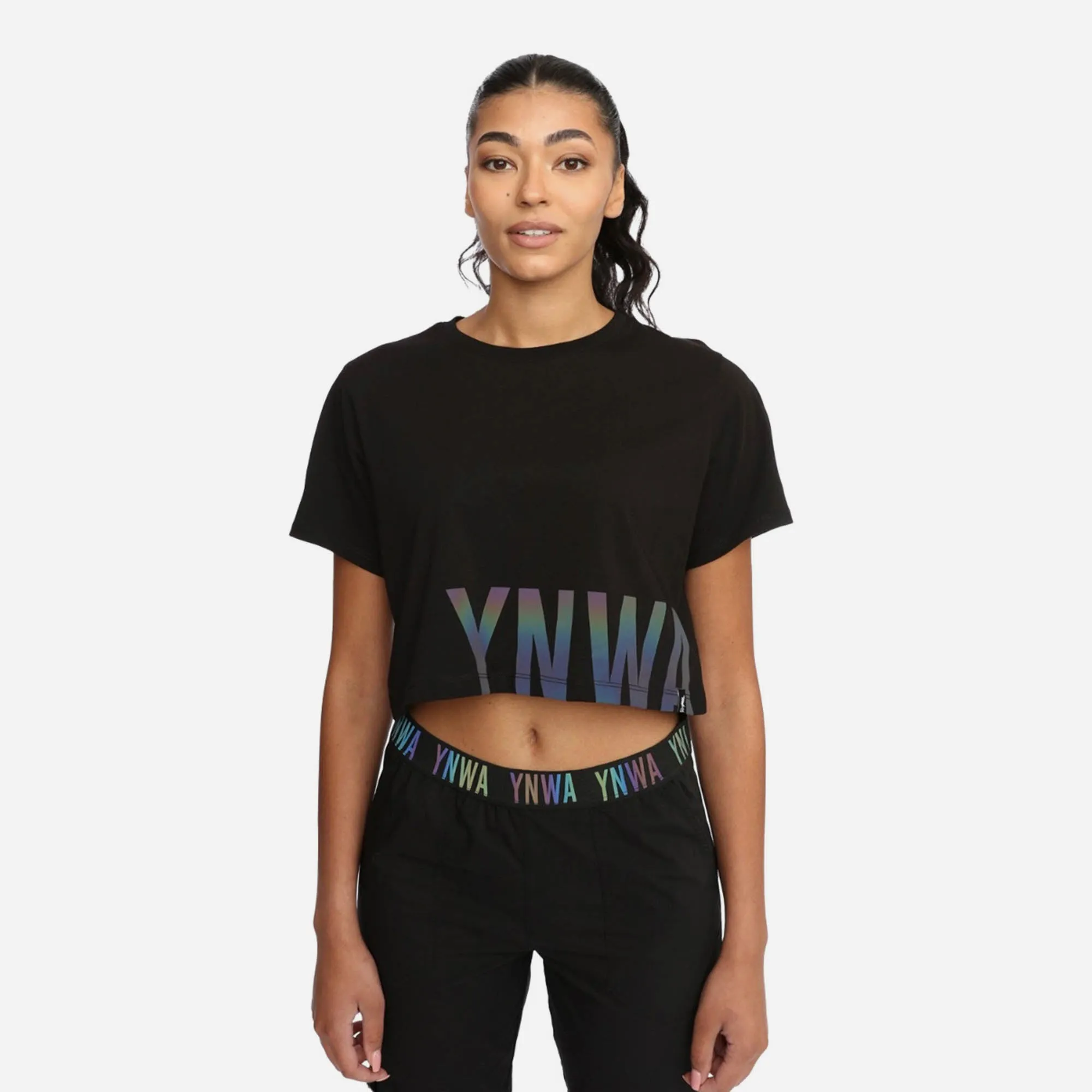 Áo Crop-Top Nữ Lfc Ynwa - Đen