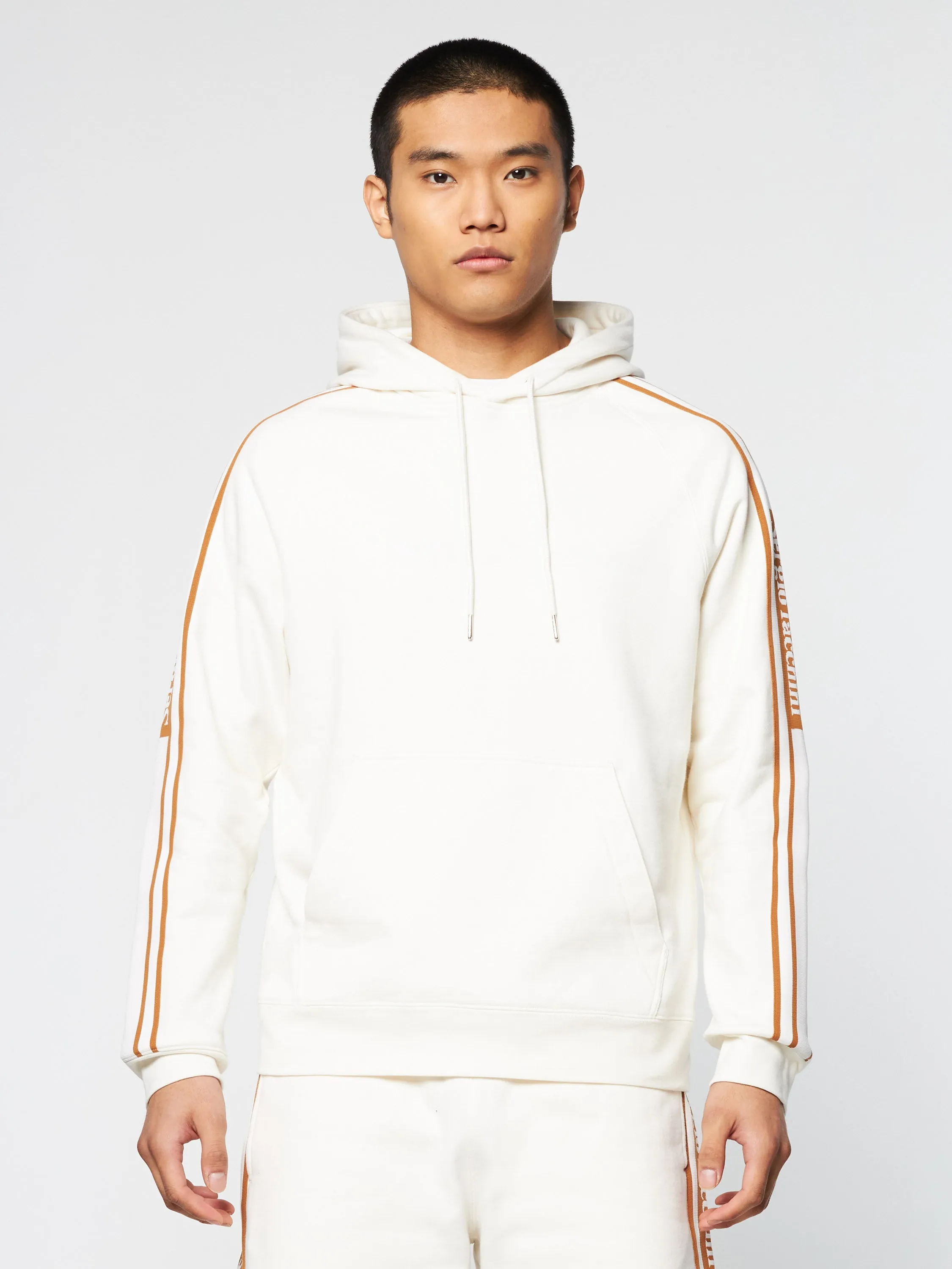 Pereto Tape Hoodie- Gardenia