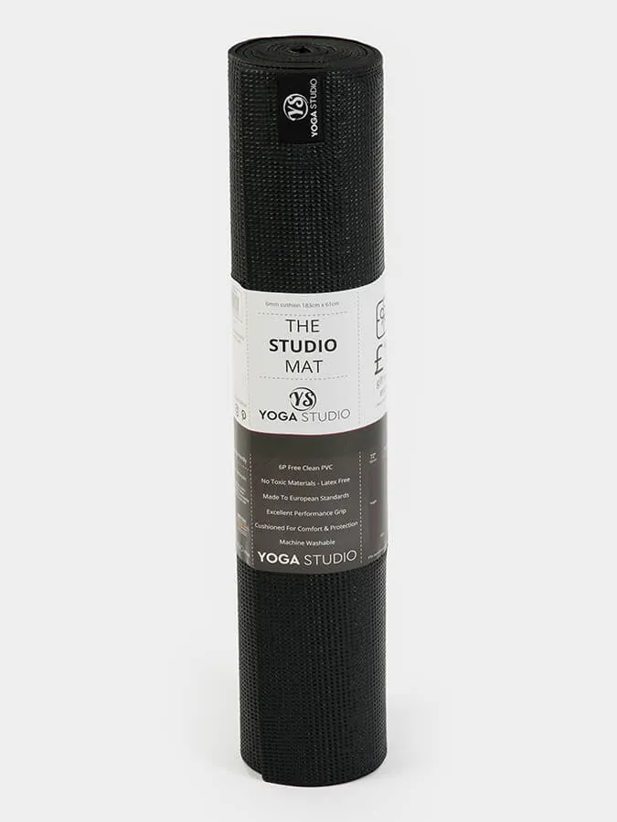 Personalised Yoga Mat 6mm With Custom Design - Black