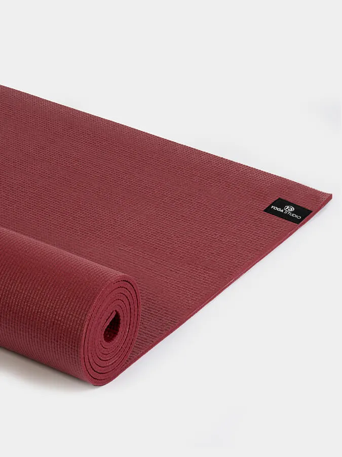 Personalised Yoga Mat 6mm With Custom Design - Burgundy