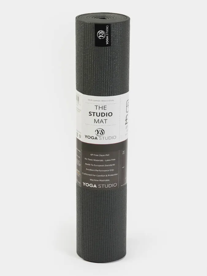 Personalised Yoga Mat 6mm With Custom Design - Graphite Grey