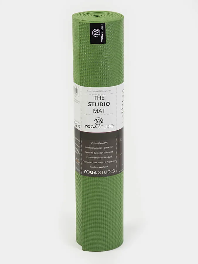 Personalised Yoga Mat 6mm With Custom Design - Palm Green