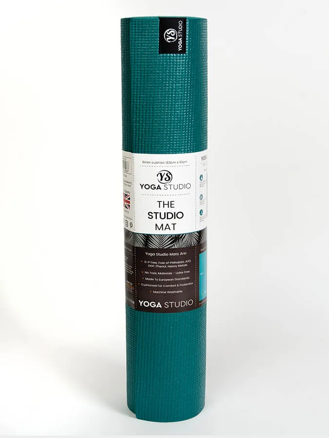 Personalised Yoga Mat 6mm With Custom Design - Teal