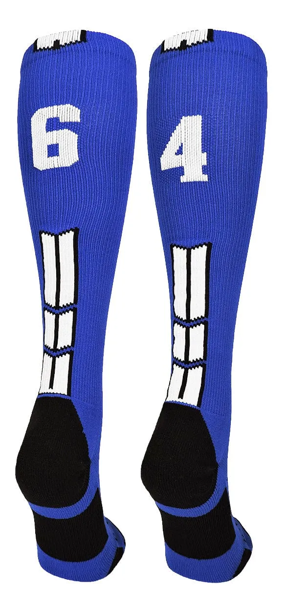 Player Id Jersey Number Socks Over the Calf Length Royal White