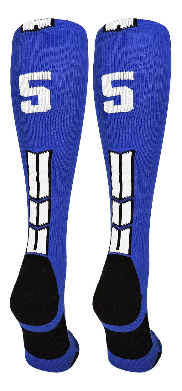 Player Id Jersey Number Socks Over the Calf Length Royal White