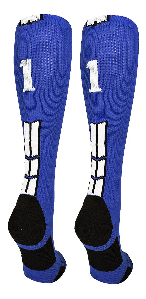 Player Id Jersey Number Socks Over the Calf Length Royal White