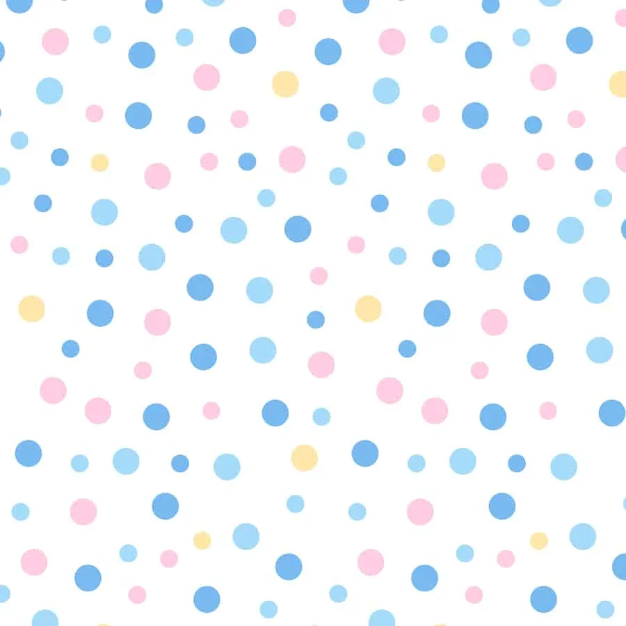 Polka dots Pattern Design Wallpaper for Kids Room