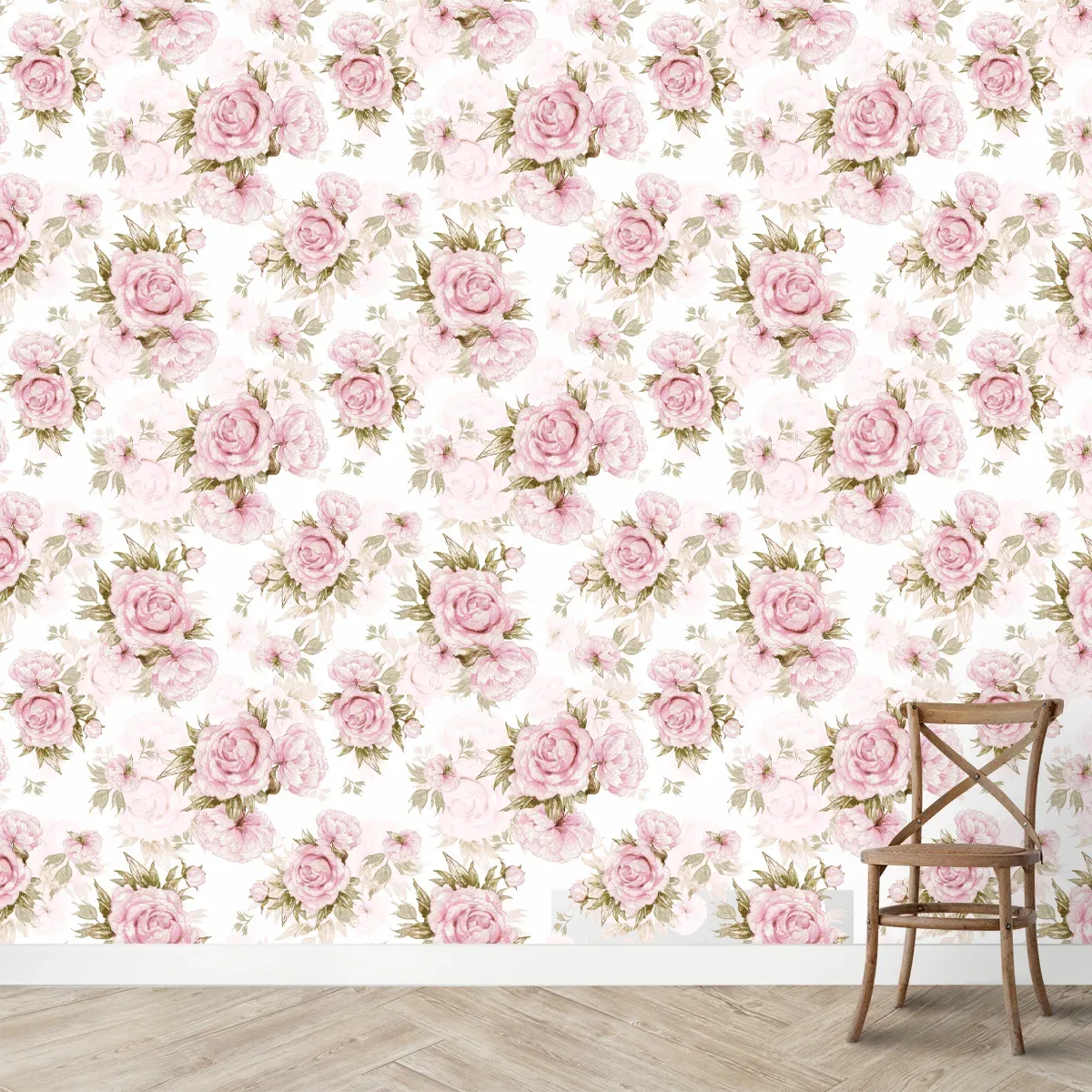 Premium Rose Design Pattern Wallpaper for Walls