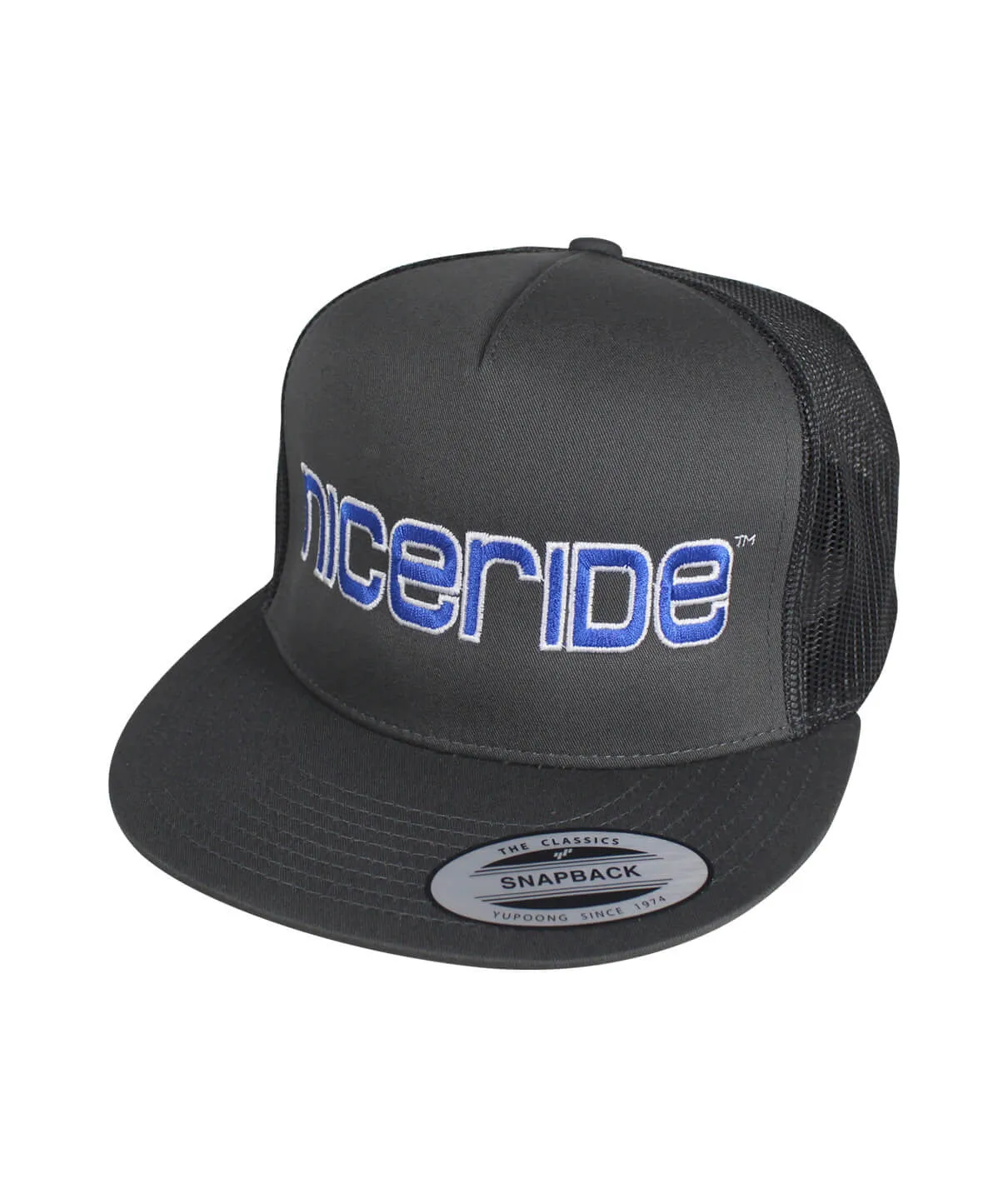 "Bold Tower" Charcoal Trucker Hat