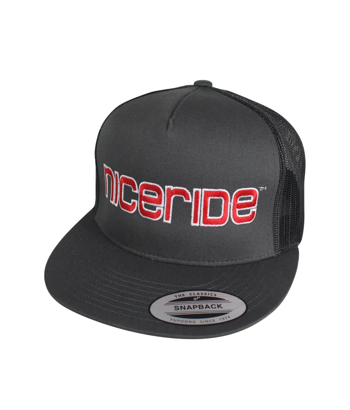 "Bold Tower" Charcoal Trucker Hat