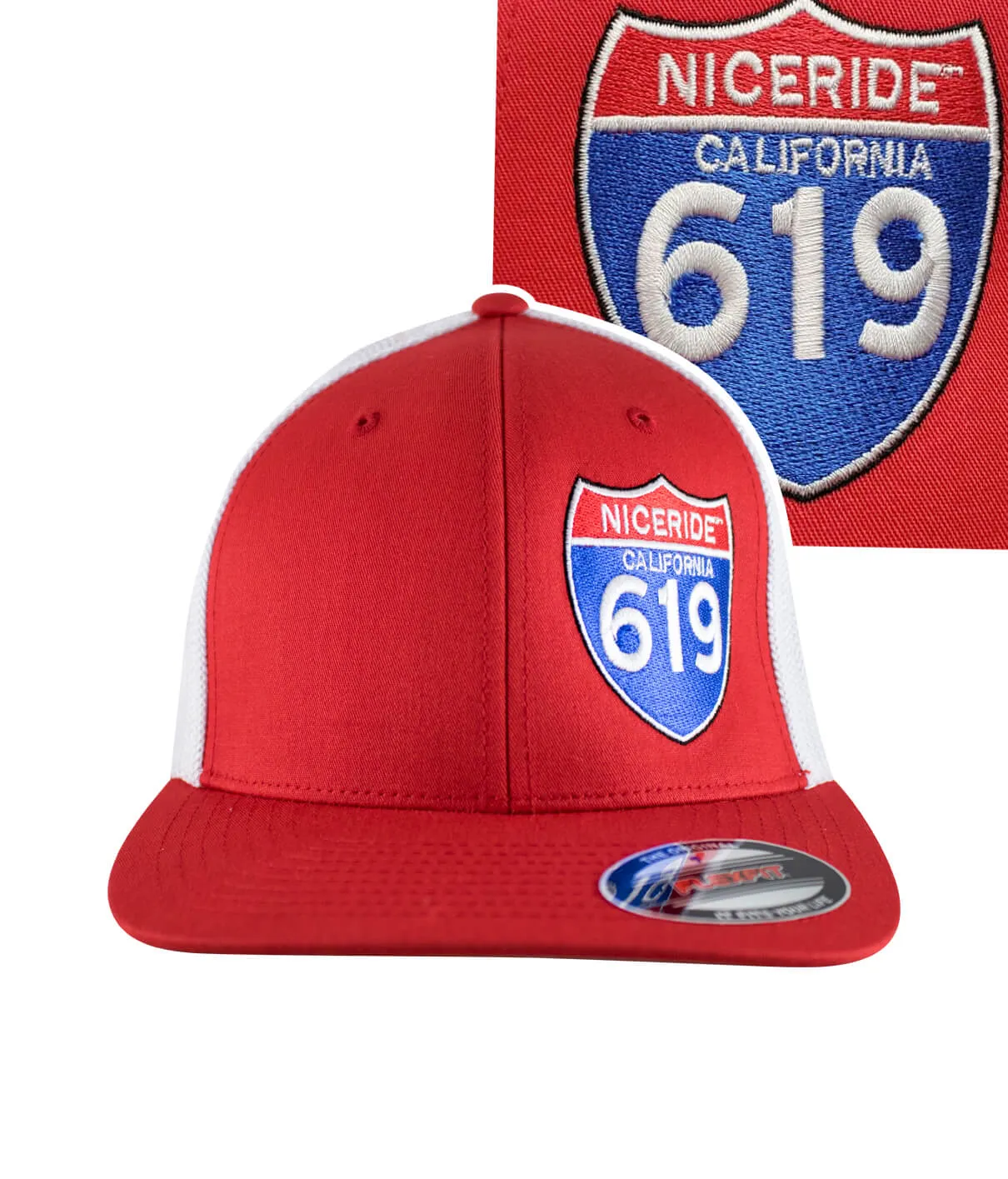 "Interstate 619" Meshback Flexfit Hat