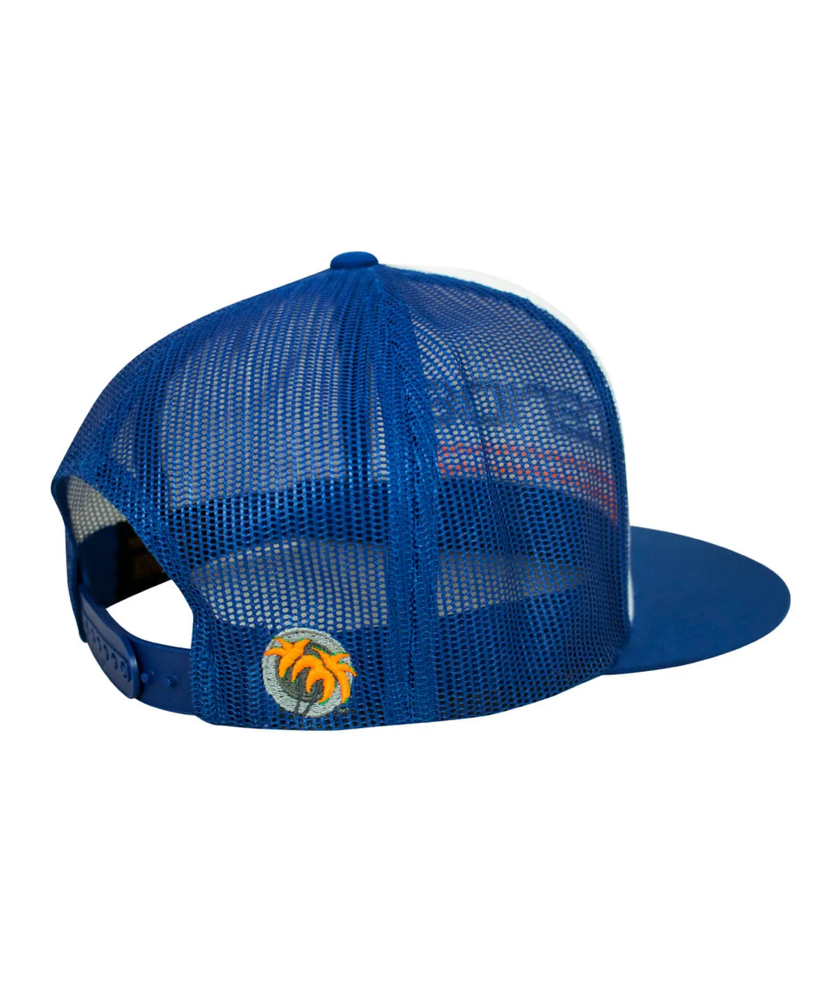 "On The Water - Center" Royal Blue Trucker Hat