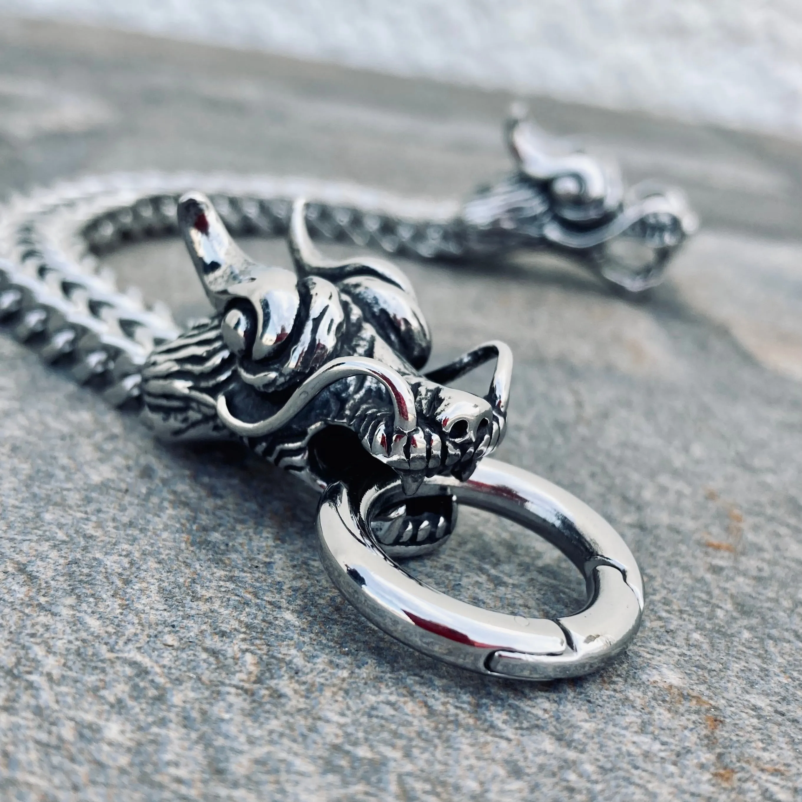 "Viking King" - Dragon Bracelet - "The 2 Headed Great Smaug" - B100 CLEARANCE