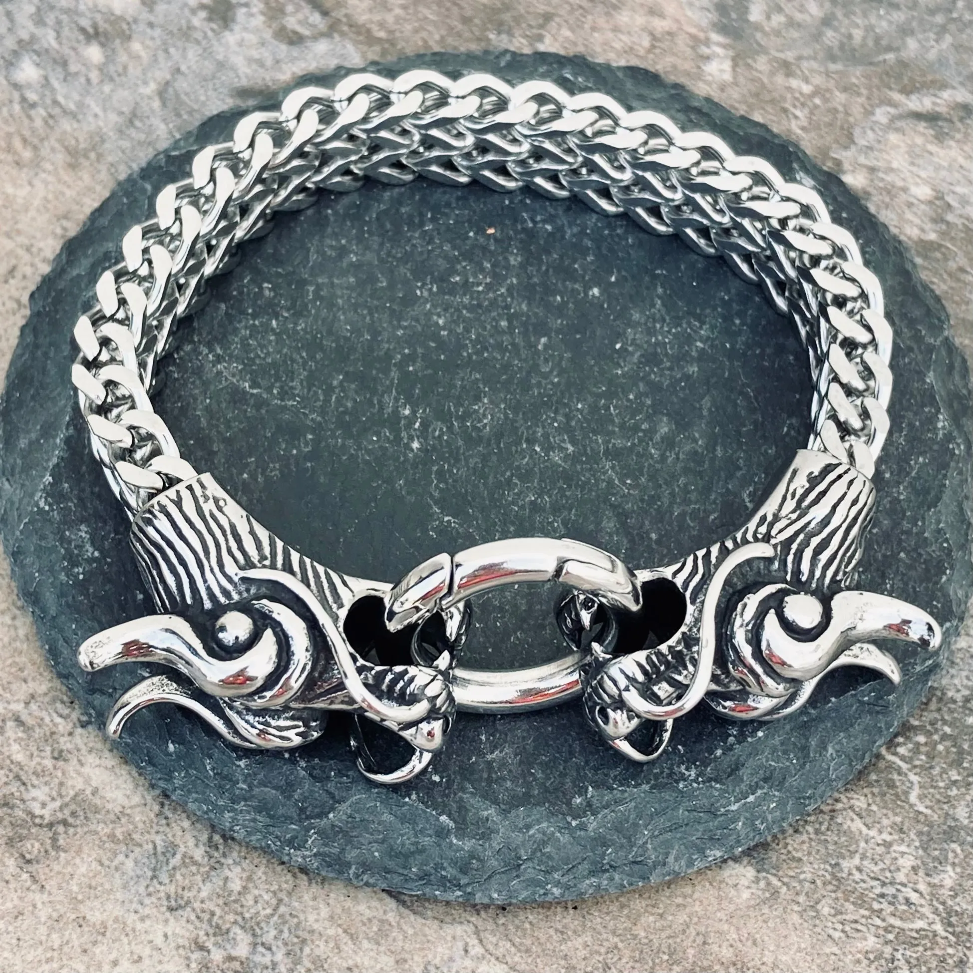 "Viking King" - Dragon Bracelet - "The 2 Headed Great Smaug" - B100 CLEARANCE