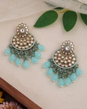 Rehmat Kundan Dangler Earrings - RANG