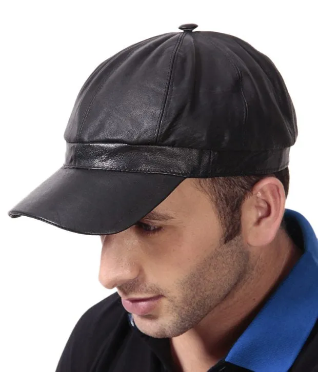 RL Leather Baseball Cap