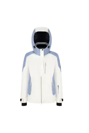 Short Hooded Goose Down Ski Jacket