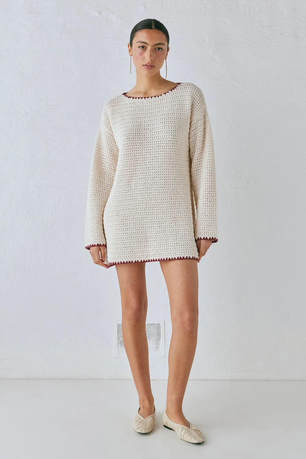 Stella Knit Tunic Cream