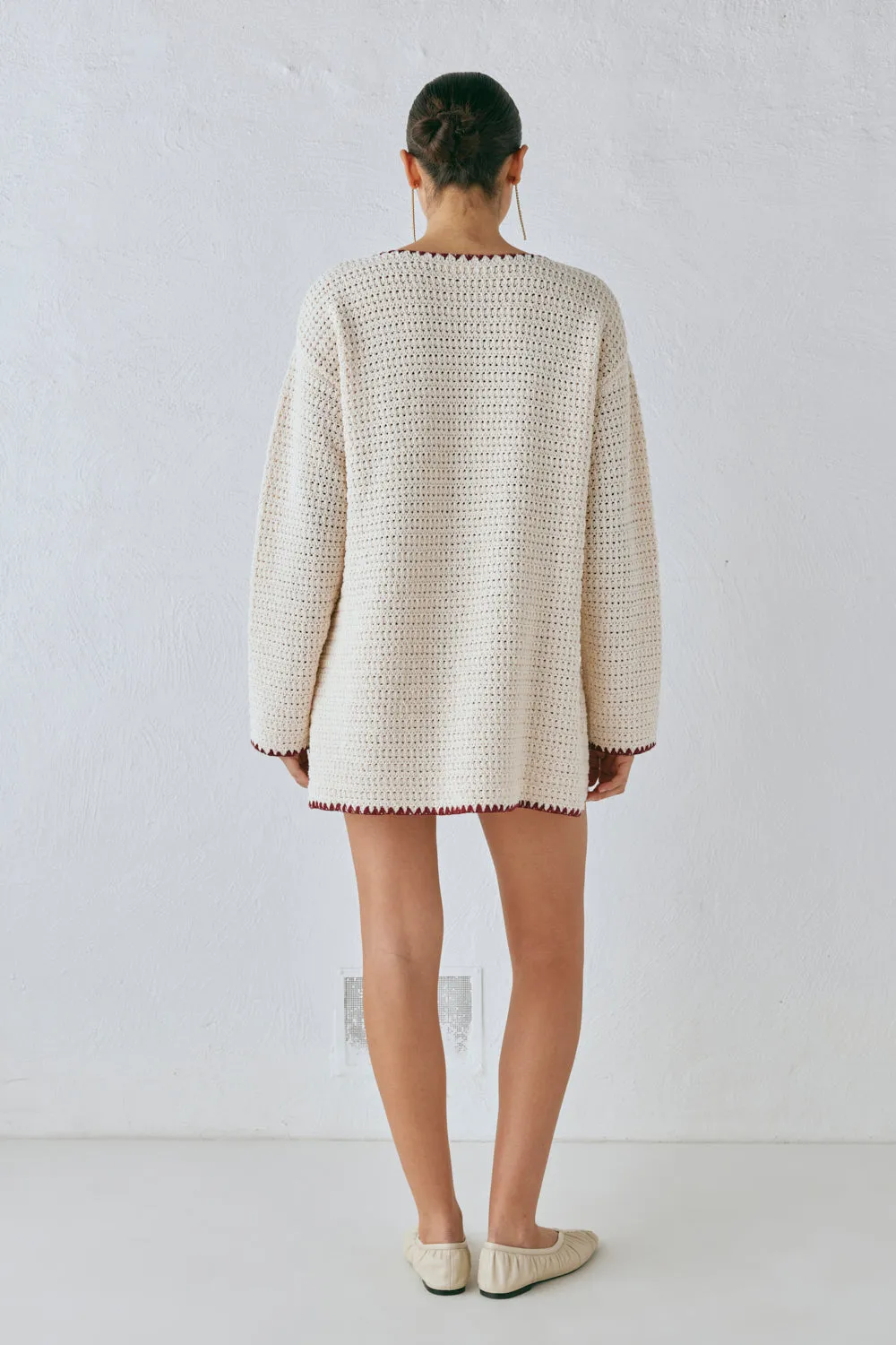 Stella Knit Tunic Cream