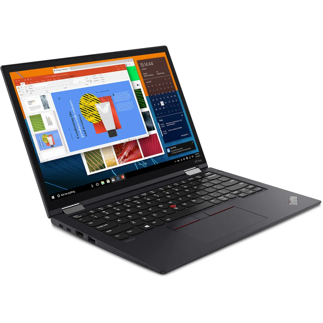 ThinkPad Yoga X13 Gen 2, Black, 2-in-1 Convertible Laptop, Intel Core i5-1145G7, 13.3" WUXGA Touch, 16GB, 512GB SSD, Windows 11 Pro.