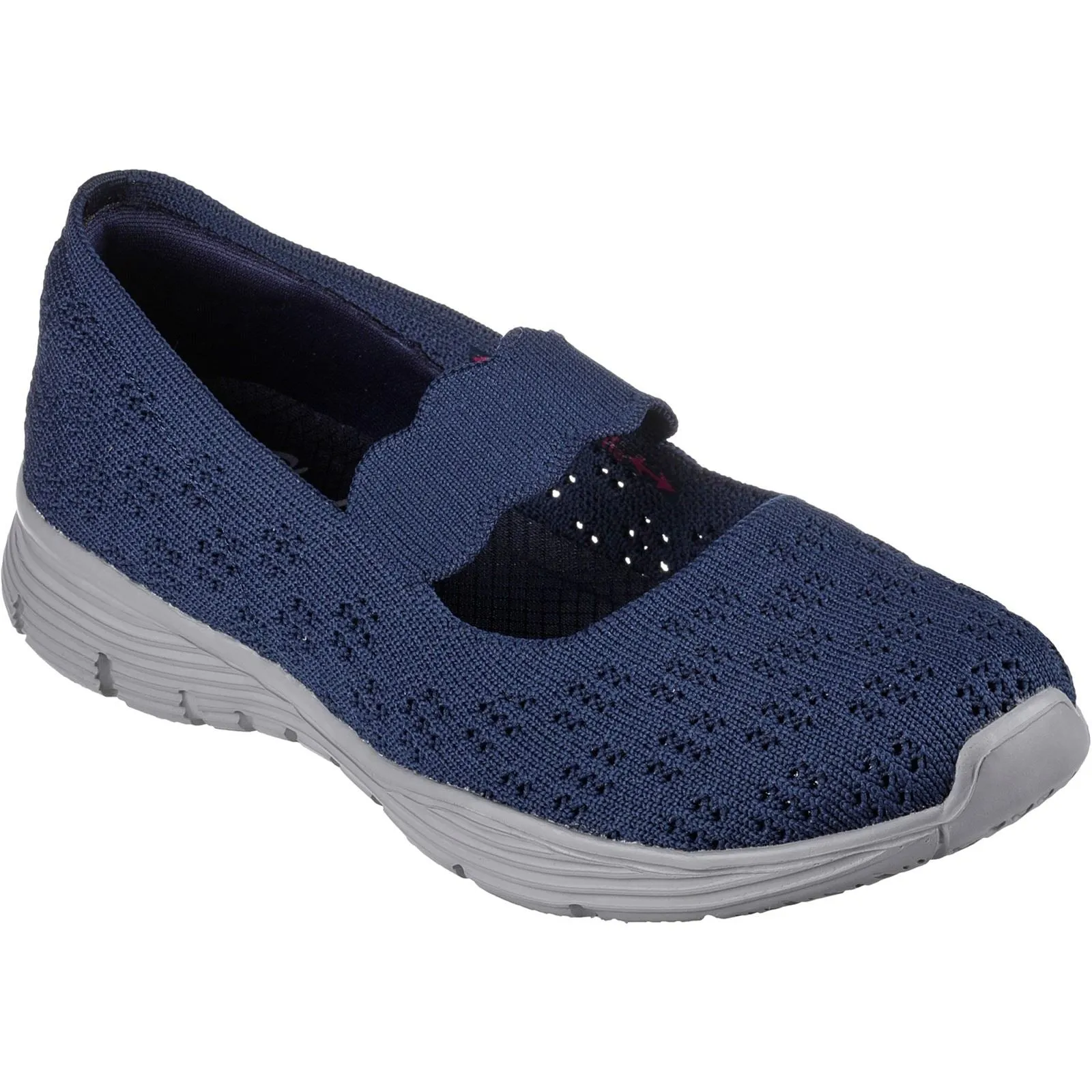 Women's Wide Fit Skechers 158109 Seager Simple Things Shoes