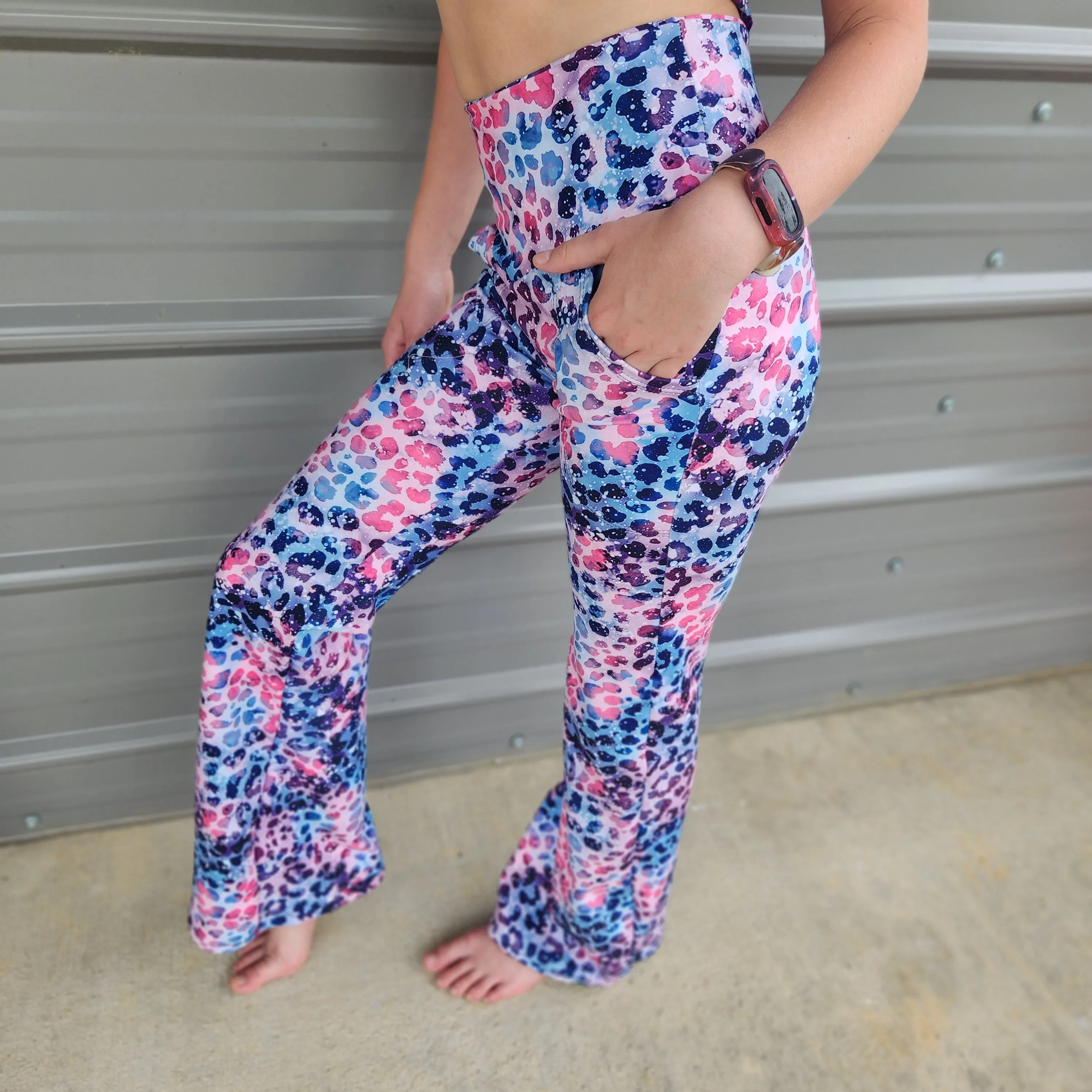 Youth Flare Leggings PDF Sewing Pattern 2-16