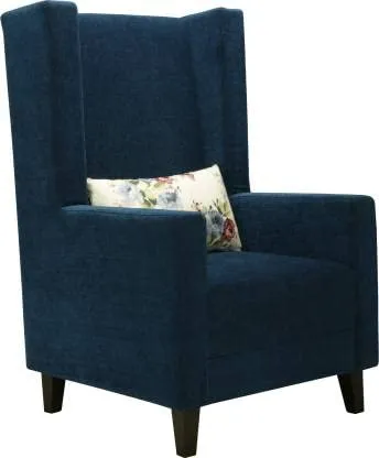 Zolo Wing Chair in Blue Color