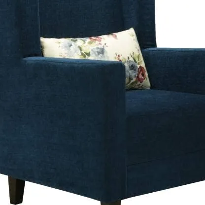 Zolo Wing Chair in Blue Color